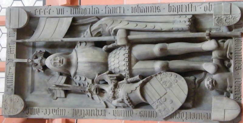 Germany Wertheim Stiftskirche Johann I von Wertheim 1407